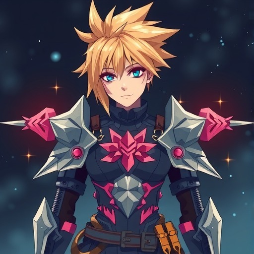 玩家制作《最终幻想7》女版克劳德mod 不用AI纯手搓