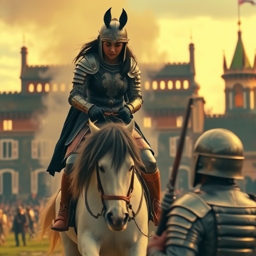 黑人圣女贞德真的来了！网友：白马都比她像贞德