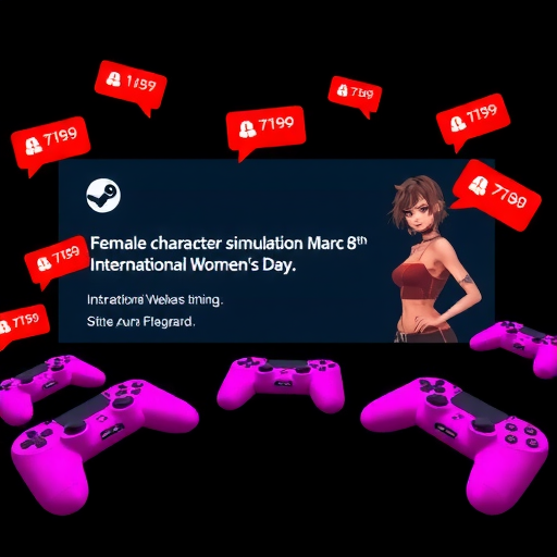 《女性模拟器》官宣3月8日登陆Steam遭女玩家怒喷