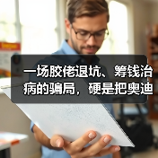 一场胶佬退坑、筹钱治病的骗局，硬是把奥迪双钻骗成了小丑（图2）
