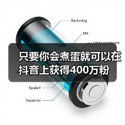 只要你会煮蛋就可以在抖音上获得400万粉（图3）