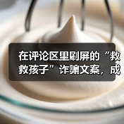 在评论区里刷屏的“救救孩子”诈骗文案，成了新的抽象定型文（图2）