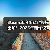 Steam年度游戏时长榜出炉！2025年新作仅两款入围（图1）