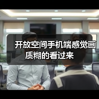 开放空间手机端感觉画质糊的看过来（图1）