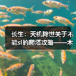 长生:天机降世关于不能sl的爬塔攻略——木塔篇(图1) 长生:天机降世关于不能sl的爬塔攻略——木塔篇(图1)