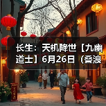 长生:天机降世【九幽道士】6月26日(叠浪+叠浪X3+生效2)(图1) 长生:天机降世【九幽道士】6月26日(叠浪+叠浪X3+生效2)(图1)
