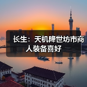 长生:天机降世坊市商人装备喜好(图1) 长生:天机降世坊市商人装备喜好(图1)