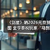 《剑星》晒2026元旦贺图 金亨泰祝玩家“马到成功”（图1）