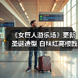 《女巨人游乐场》更新圣诞造型 白袜红高根践踏城市(图1) 《女巨人游乐场》更新圣诞造型 白袜红高根践踏城市(图1)