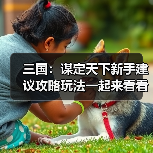 三国：谋定天下新手建议攻略玩法一起来看看吧