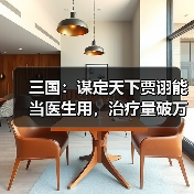 三国：谋定天下贾诩能当医生用，治疗量破万，吕布怀疑人生