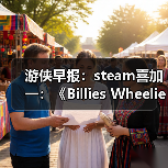 游侠早报：steam喜加一：《Billies Wheelie》 吸血鬼RPG?《黎明行者之血》