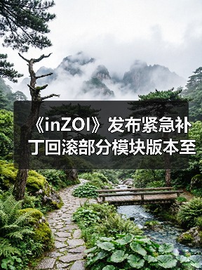 《inZOI》发布紧急补丁回滚部分模块版本至10月份（图3）