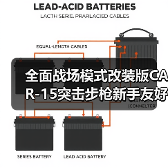 全面战场模式改装版CAR-15突击步枪新手友好中近距离可靠