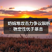 奶妈堆攻击力争议解析：稳定性优于暴击（图4）