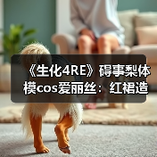 《生化4RE》碍事梨体模cos爱丽丝：红裙造型简直美翻（图2）