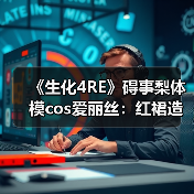 《生化4RE》碍事梨体模cos爱丽丝：红裙造型简直美翻（图3）