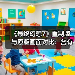 《最终幻想7》重制版与原版画面对比：各有各的魅力！（图3）