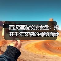 西汉狸猫纹漆食盘：揭开千年文物的神秘面纱