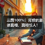 三国100%氵背后的富婆真相，真相惊人！（图3）