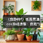 《寂静岭f》狐面男演员cos游戏造型：优雅气质完美复刻