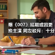 曝《007》延期或因更换主演 网友驳斥：十分荒谬！