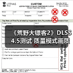 《荒野大镖客2》DLSS 4.5测试 质量模式画质甚至超过了原生分辨率（图2）