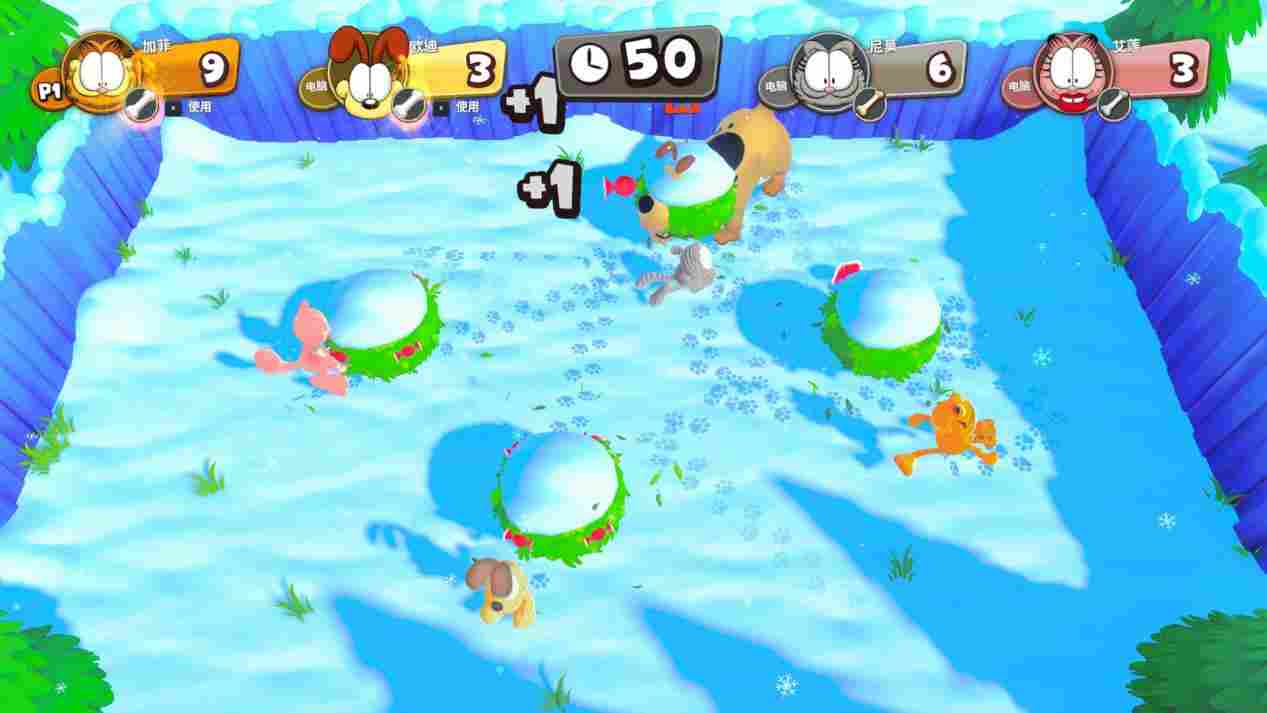 《加菲猫千层面派对》评测:强手棋加小游戏,我觉得不行