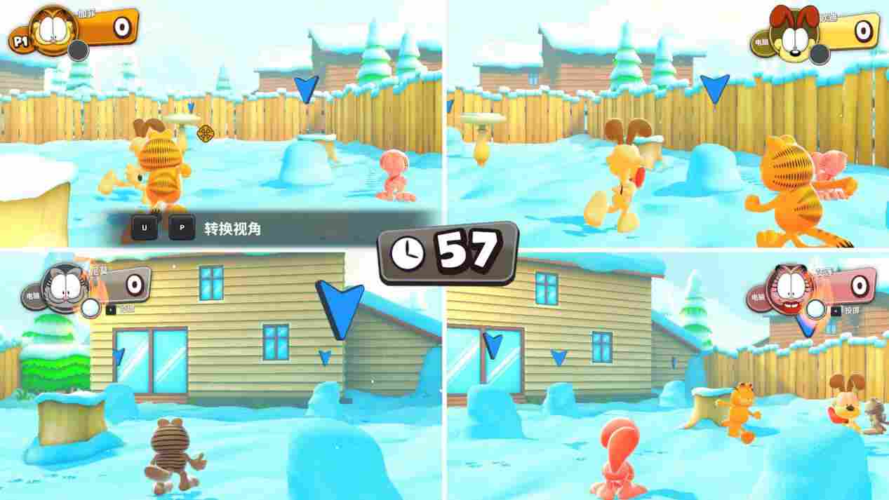 《加菲猫千层面派对》评测:强手棋加小游戏,我觉得不行