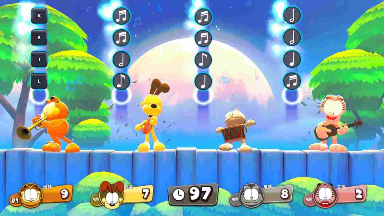 《加菲猫千层面派对》评测:强手棋加小游戏,我觉得不行