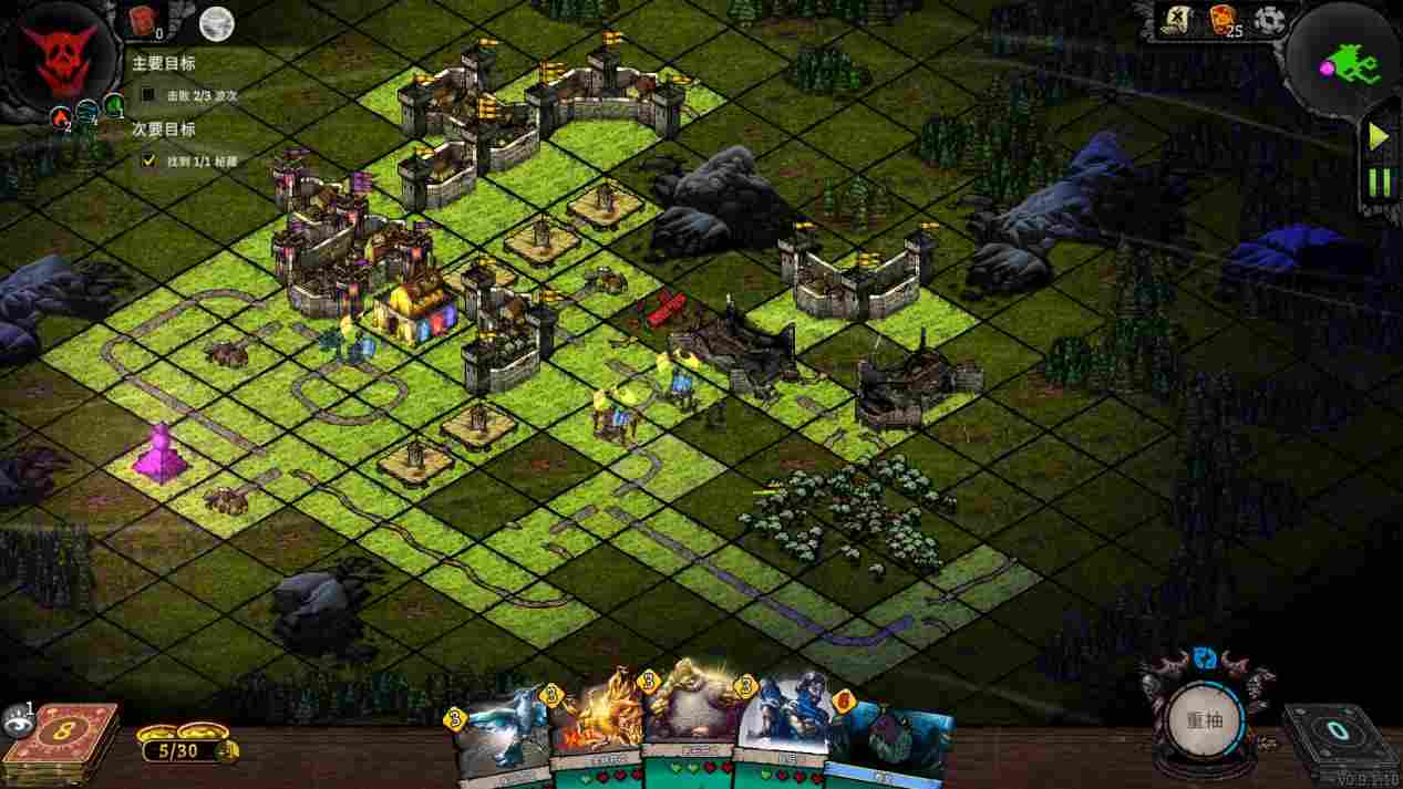 《ORX城堡之巅》抢先评测：塔防与卡牌的不完美尝试