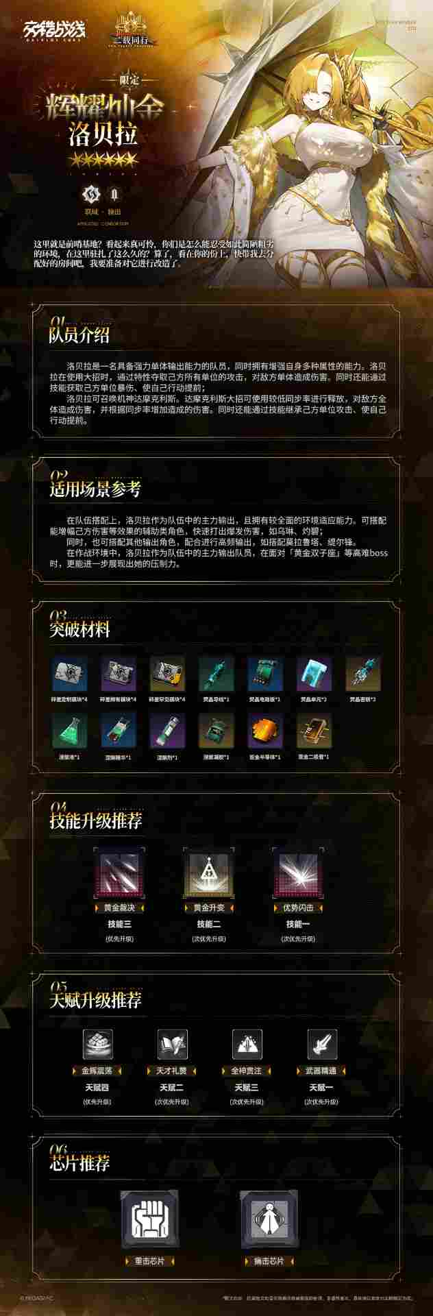 交错战线养成计划 ——「辉耀灿金」洛贝拉