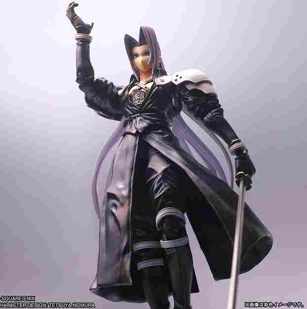 SE公布1997年版FF7萨菲罗斯全新手办 三米长刀迫力重现