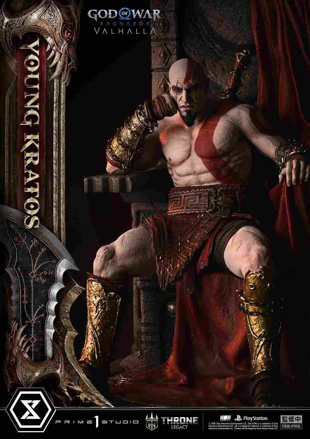 青年vs壮年！ 《战神：诸神黄昏》奎爷1：3逼真雕像发布