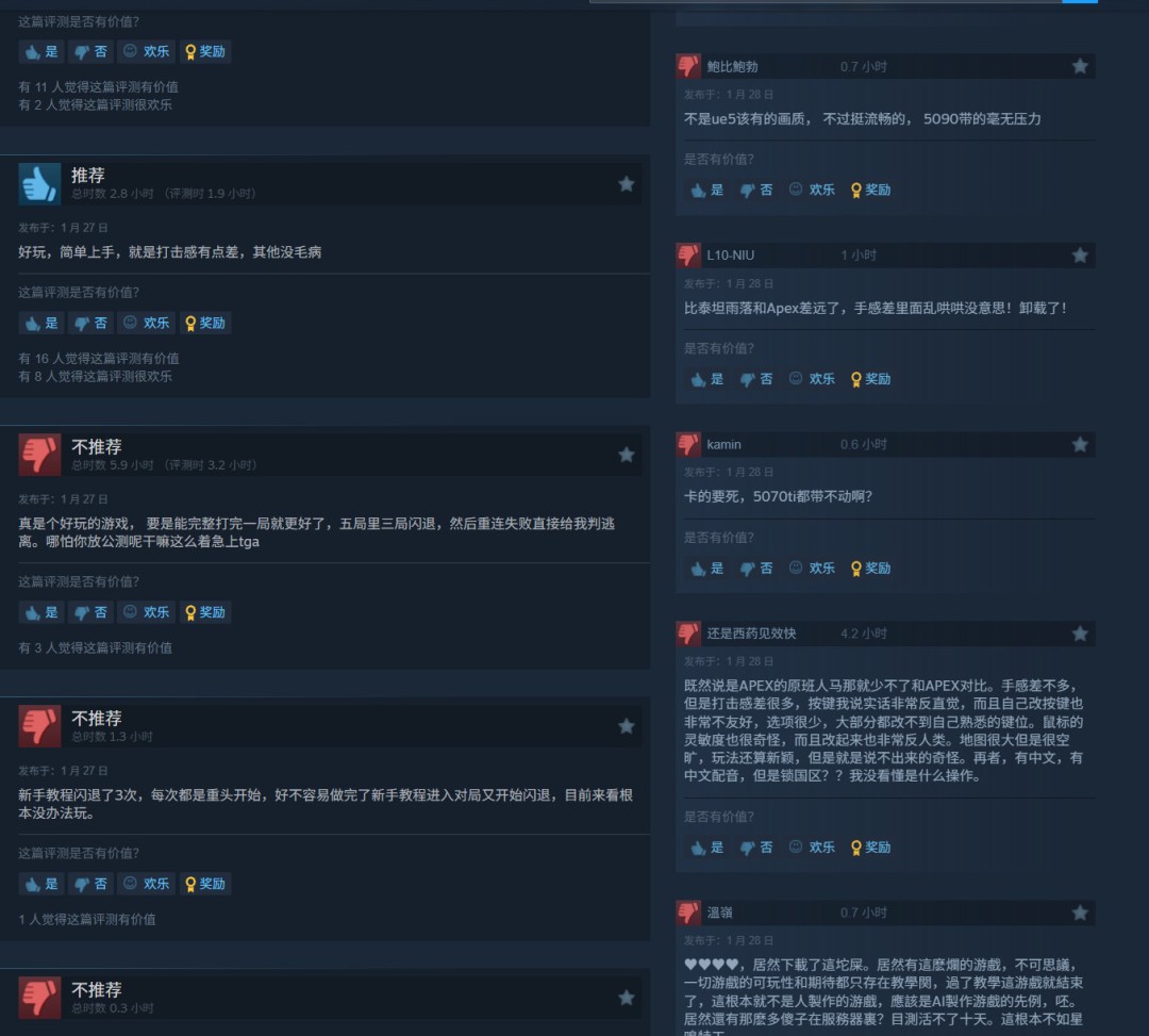 《巅峰守卫》太惨了 发售两天在线玩家已流失90%