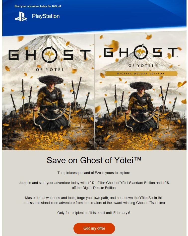 区别对待 索尼向部分用户提供《羊蹄山之魂》专属折扣