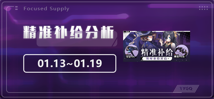 崩坏3【崩坏3】[YYGQ动物园]精准补给分析 | 01.13~01.19