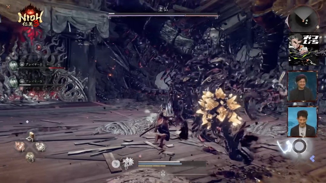 《仁王3》官方直播遇PS5崩溃报错 制作人都绷不住了