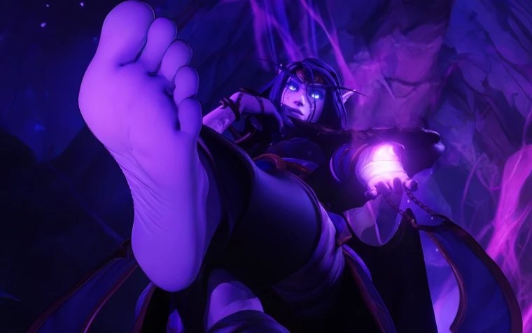 《魔兽世界》玩家自建萨拉塔斯圣殿 供奉她的玉足