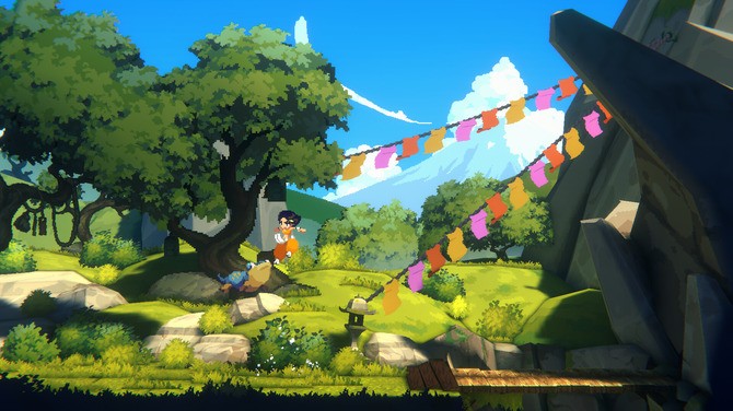 《炎之鸟》试玩发布 银河恶魔城风格清新动作新游