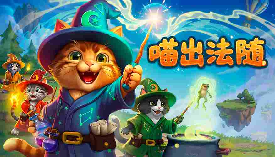 声控魔法喵来了!多人合作新游《喵出法随》公开测试招募现已开启!