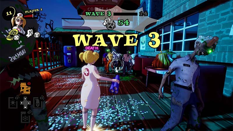 多人合作游戏《死亡派对》首曝:美漫风嬉皮狂欢,摇滚迎战僵尸潮