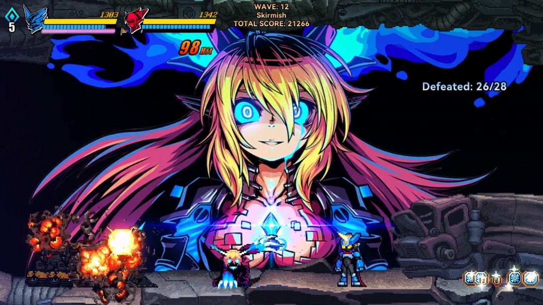 极致手感 X 复古像素 《超合金冲击》现已爆爽来袭Steam!