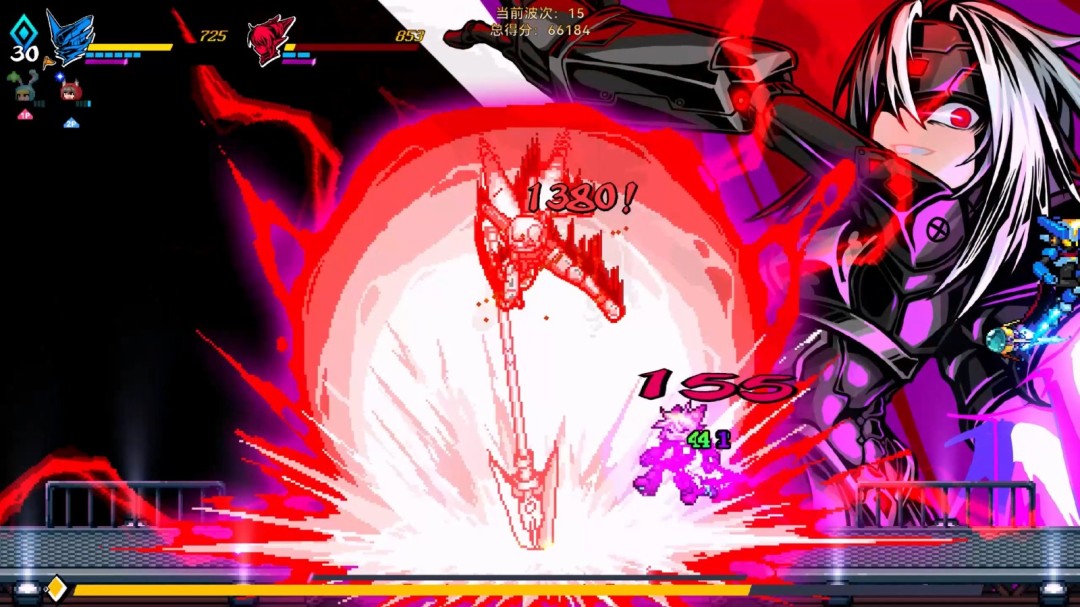 极致手感 X 复古像素 《超合金冲击》现已爆爽来袭Steam!