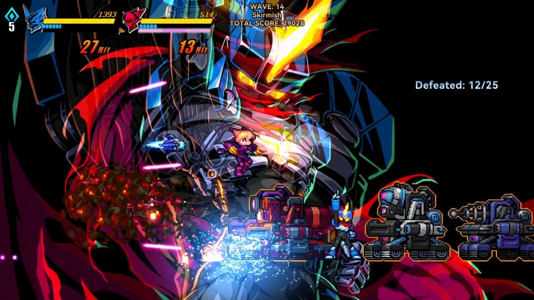 极致手感 X 复古像素 《超合金冲击》现已爆爽来袭Steam!