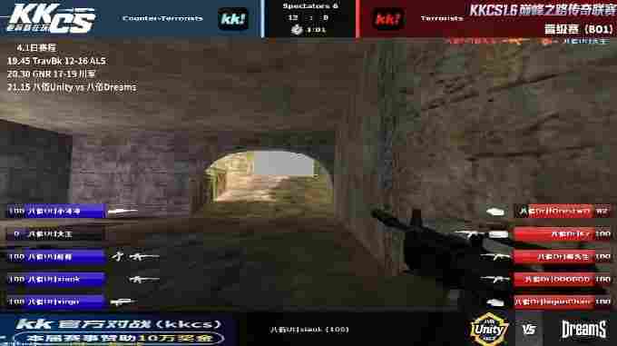 KK官方对战平台CS1.6传奇联赛瑞士轮收官:八强席位即将揭晓